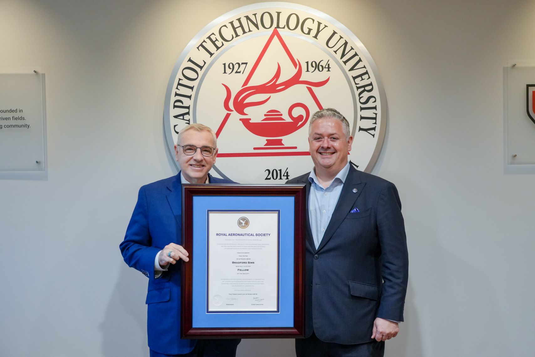 Capitol Tech Welcomes RAeS CE David Edwards